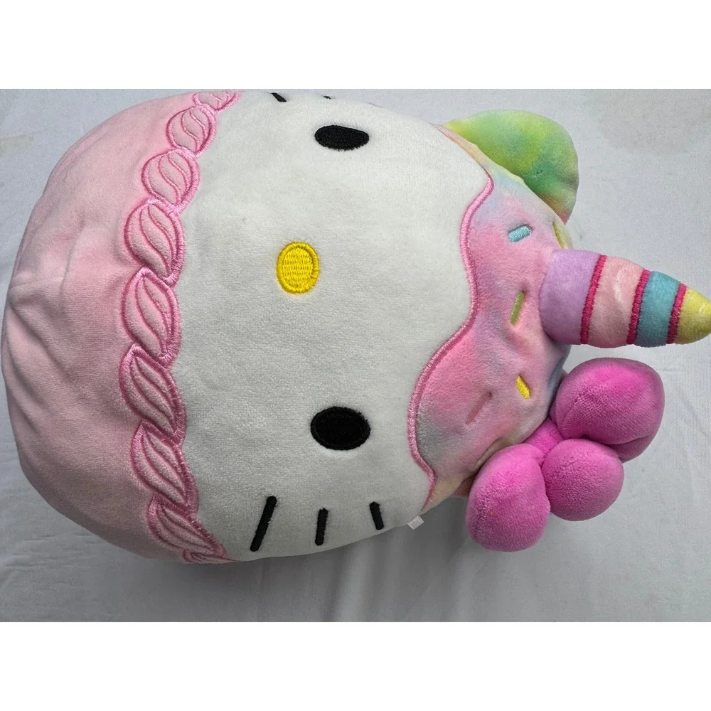 Squishmallows Hello Kitty Cupcake Unicorn Plush 7 Inch Sanrio Kellytoy Pink